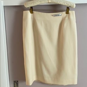 NWT Pendelton  Made in USA Cream Skirt sz 10p